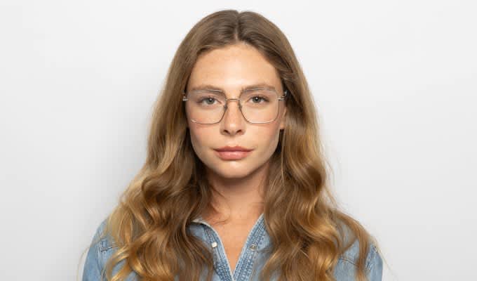 ✨Lisa&Amelia✨ Amelia E. Lise Silver Eyeglasses | Includes FREE Rx Lenses