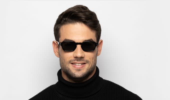 Ottoto Tremont Av. Shiny Black Prescription Sunglasses