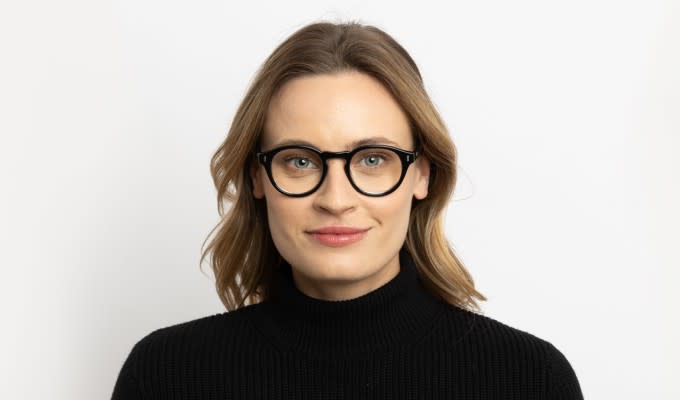 Ottoto Hudson Yards Shiny Black Eyeglasses | Includes FREE Ottoto Hudson Yards Shiny Black Eyeglasses | Includes FREE