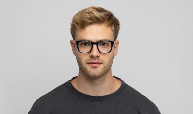 toshページ！ Ottoto Vauxhall Blue Eyeglasses | Includes FREE Rx Lenses