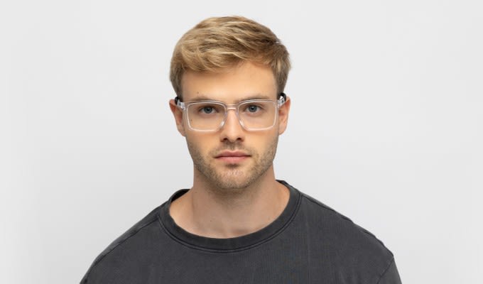 Oakley OX8055 Exchange Clear Eyeglasses Includes FREE Rx Lenses