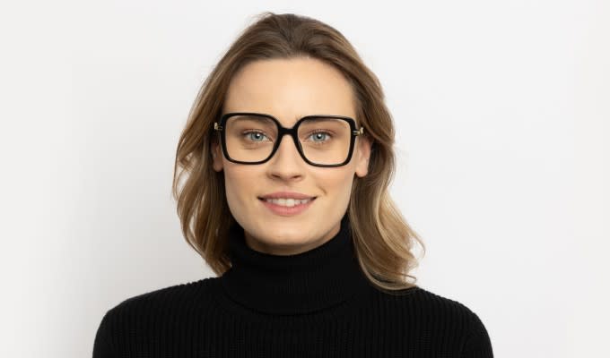Michael Kors MK4095U Dolonne Shiny Black Eyeglasses