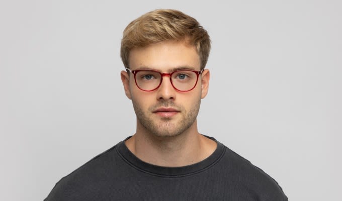 Ottoto Weston Red Eyeglasses | Includes FREE Rx Lenses