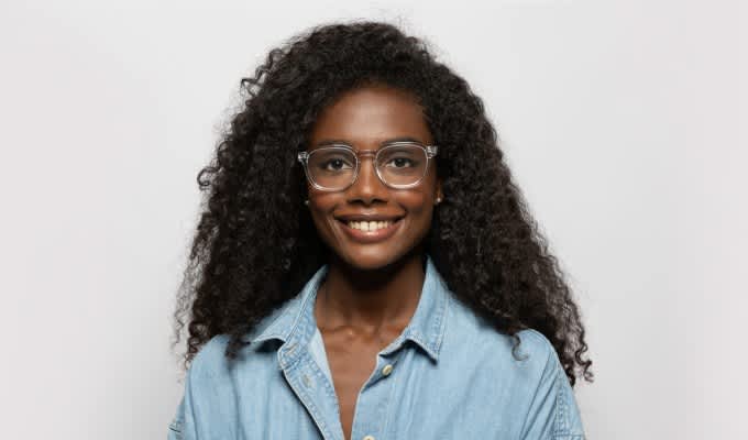 Muse Shrewd Clear Eyeglasses | Includes FREE Rx Lenses