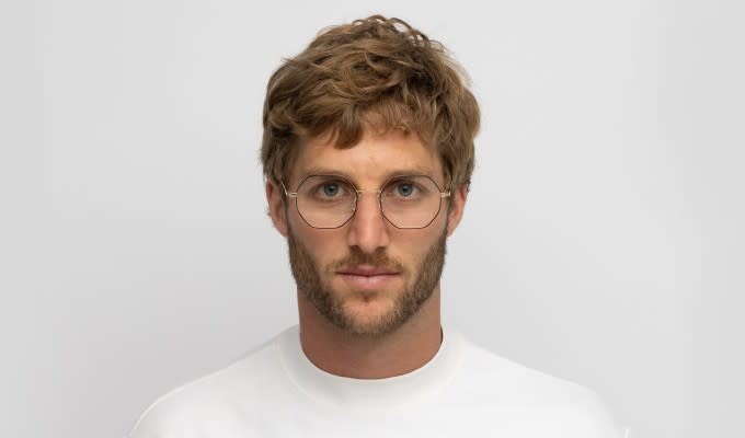 テンプルトンフレーム Carter Men's Taupe/Tan Rectangular Eyeglasses Online & In
