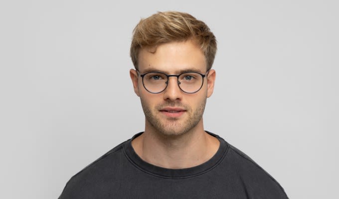 Ottoto Thackeray Blue Eyeglasses | Includes FREE Rx Lenses