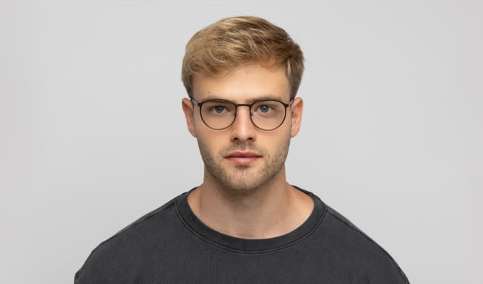Ottoto Thackeray Brown Eyeglasses | Includes FREE Rx Lenses