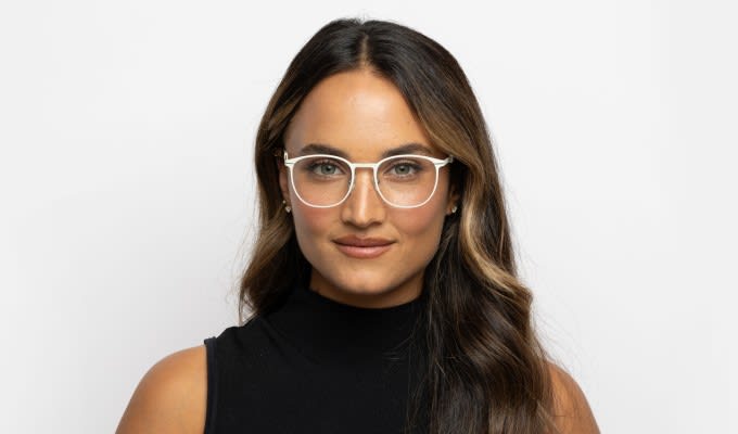 Revel Nitro White Prescription Eyeglasses