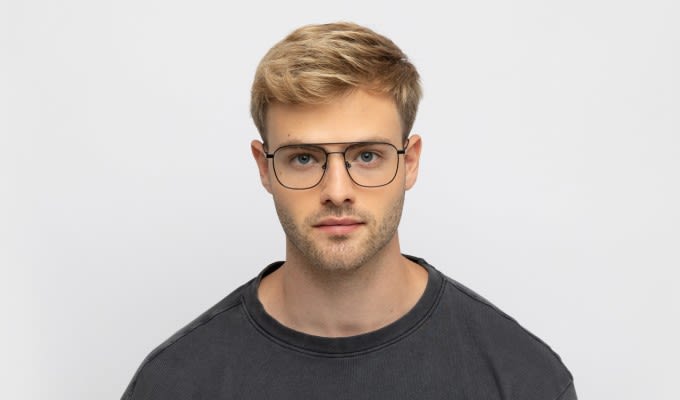 Ottoto Tito Matte Black Prescription Eyeglasses