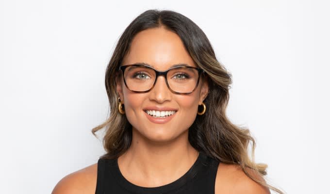 Ray Ban RX7066 Tortoise Brown Eyeglasses Includes FREE Rx Lenses
