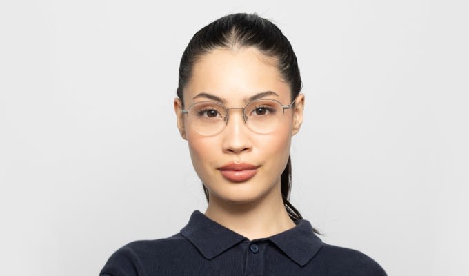 Ottoto Daniela Silver Prescription Eyeglasses
