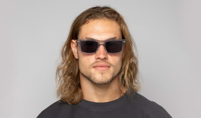 Muse Vantage Gray, Clear Prescription Sunglasses