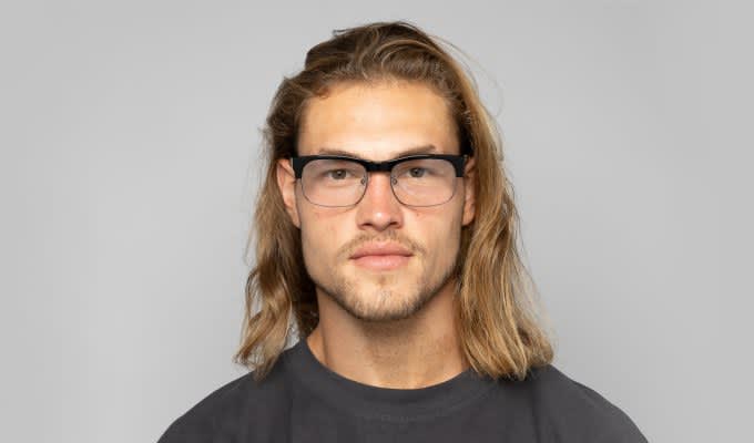 Muse Wideview Black, Gunmetal Prescription Eyeglasses