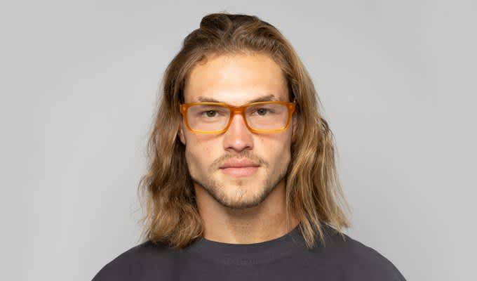 Muse Broadview Orange Prescription Eyeglasses