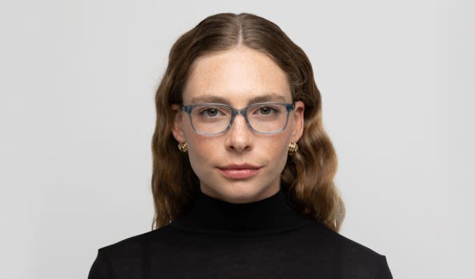 Muse Arizona Blue, Clear Prescription Eyeglasses