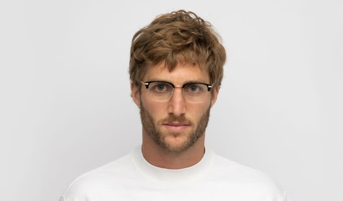 Ottoto Copperfield Black/Gold Eyeglasses | Includes FREE Rx Lenses