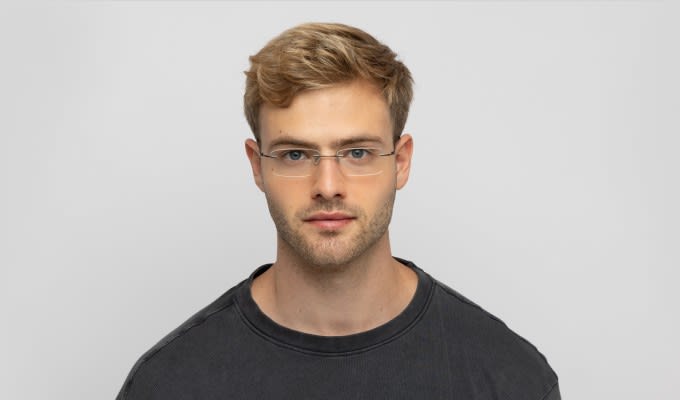 Stewart Gunmetal Eyeglasses | Includes FREE Rx Lenses