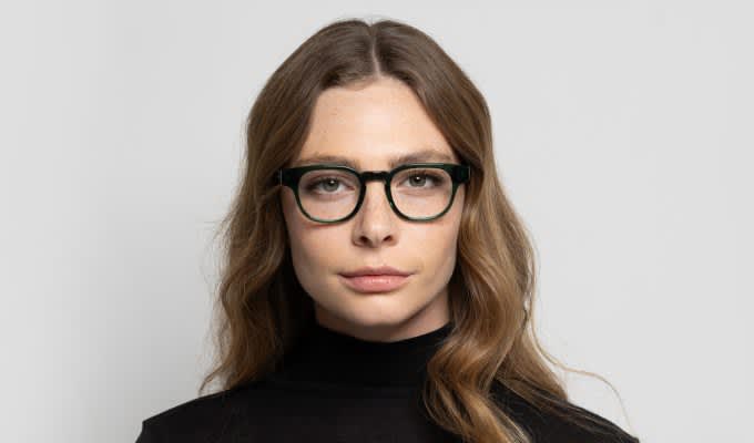 Muse Launch Green Prescription Eyeglasses