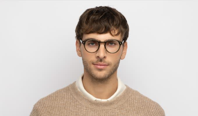 Ottoto Hudson Yards Green, Gold Prescription Eyeglasses