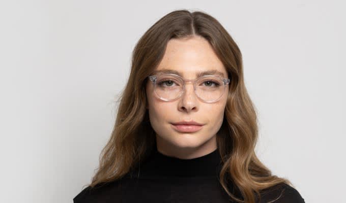 Piero  Ottoto Piero Clear Prescription Eyeglasses