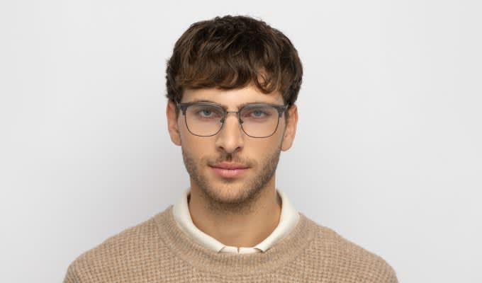 Ottoto Valtoros Gray, Gunmetal Prescription Eyeglasses