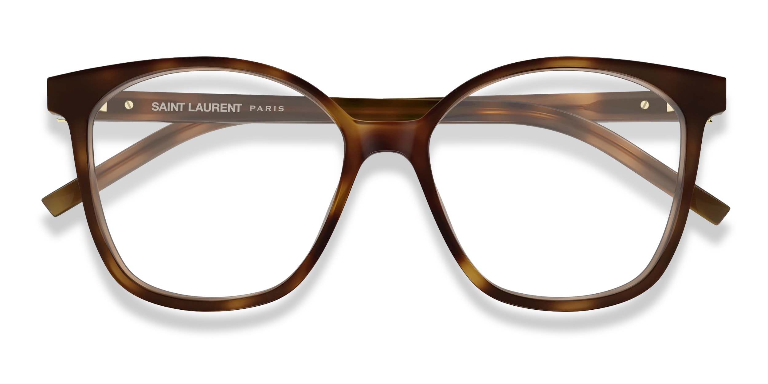 Saint Laurent SLM162 Eyeglasses — Havana