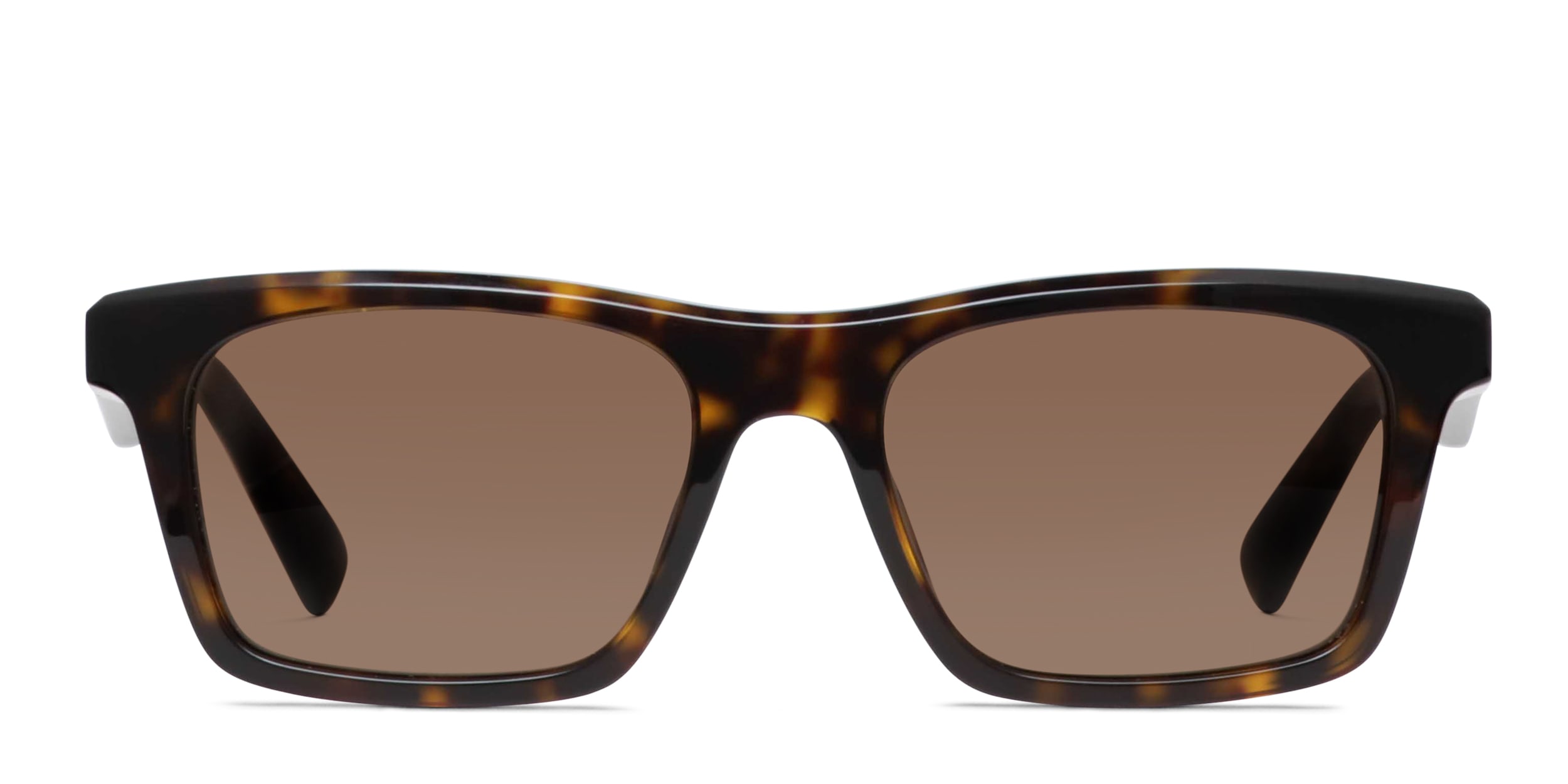 Alexander McQueen AM0472S Tortoiseshell Injected Sunglasses — Brown