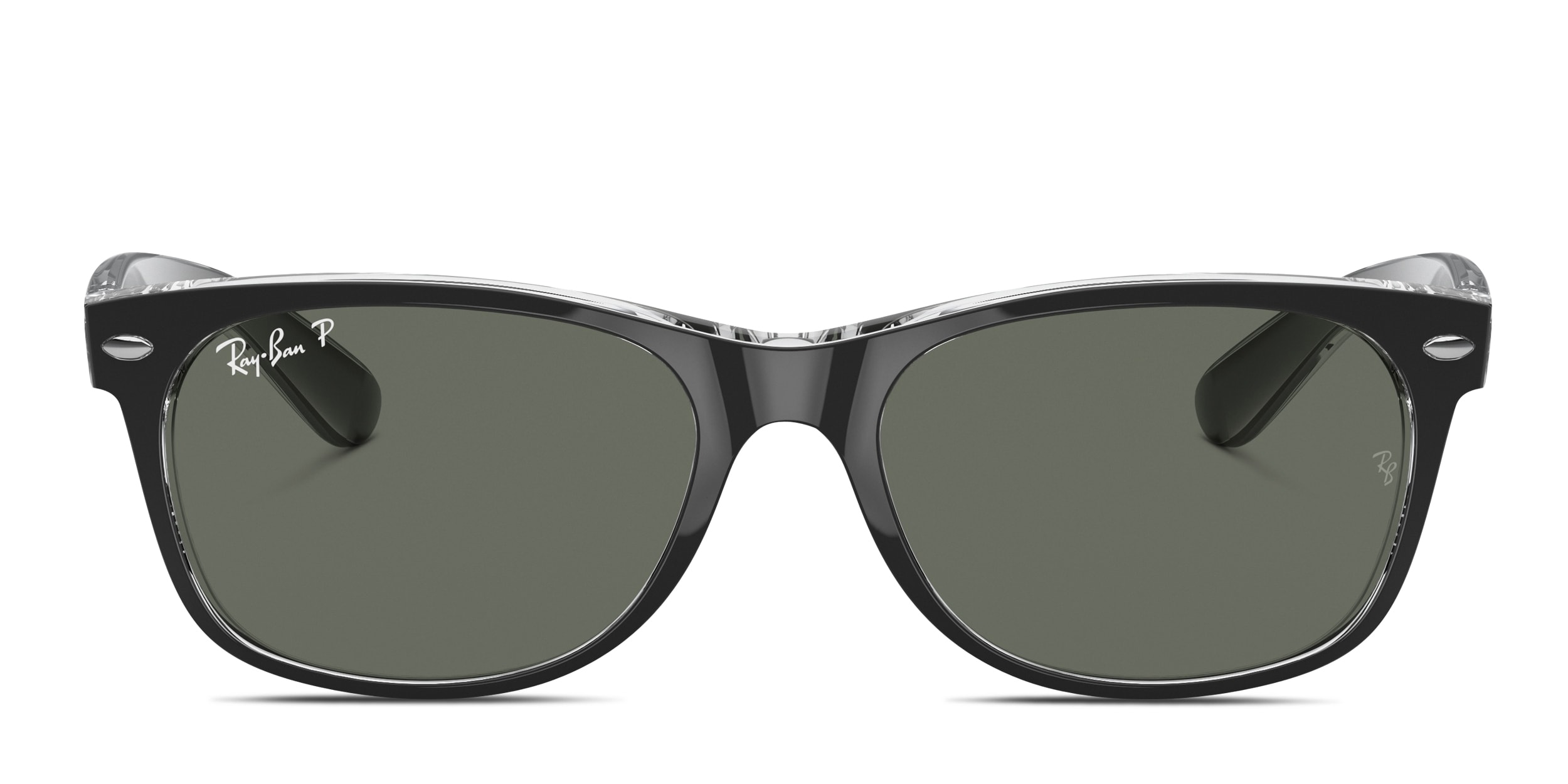Ray-Ban RB2132 New Wayfarer Black,Clear,Green