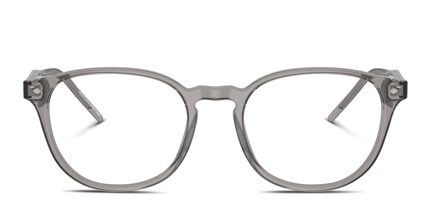 Giorgio Armani 0AR7259 Transparent Grey Acetate Eyeglasses — Grey