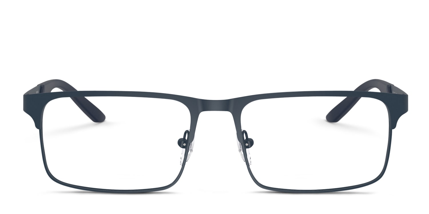 Emporio Armani 0EA1170 Rectangular Metal Eyeglasses — Blue