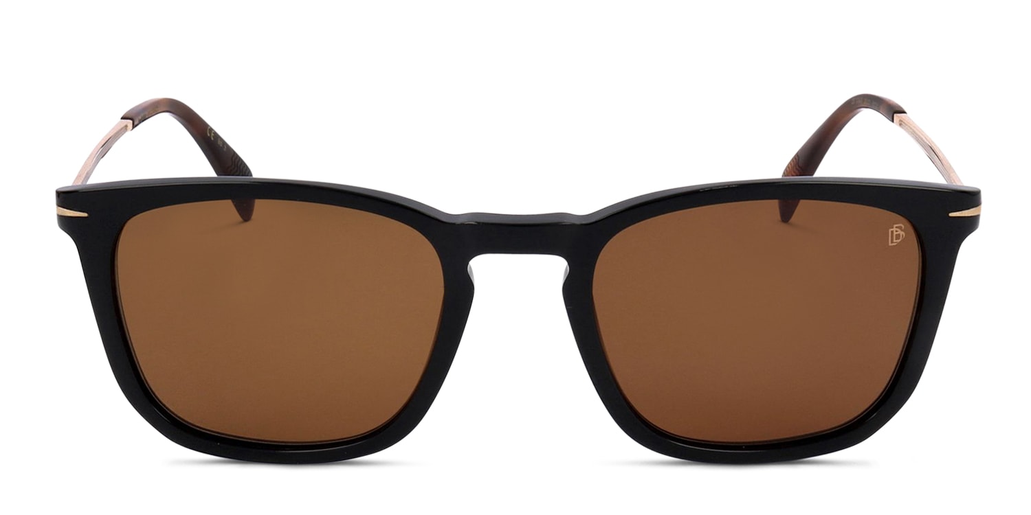 David Beckham DB1034/S Black/Brown/Gold