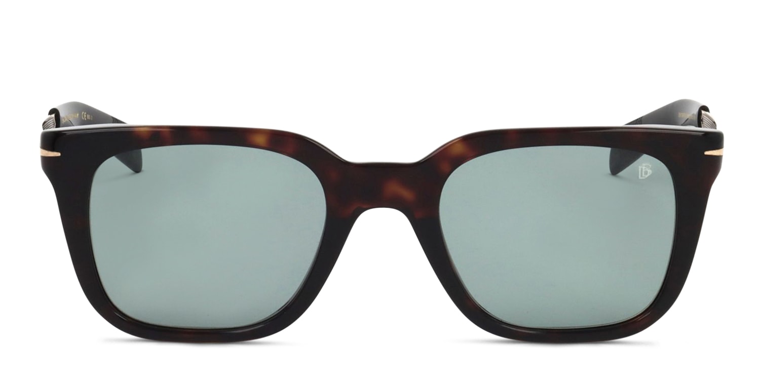 David Beckham DB7047/S Tortoise/Gold/Green