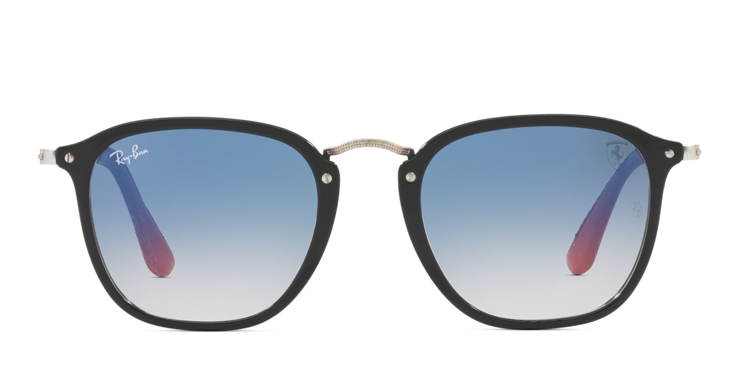 Ray-Ban RB2448MF Black/Blue/Clear