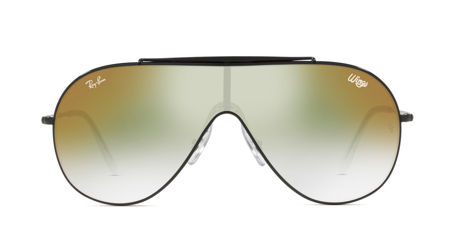 Ray-Ban RB3597 Black/Red/Clear/Green