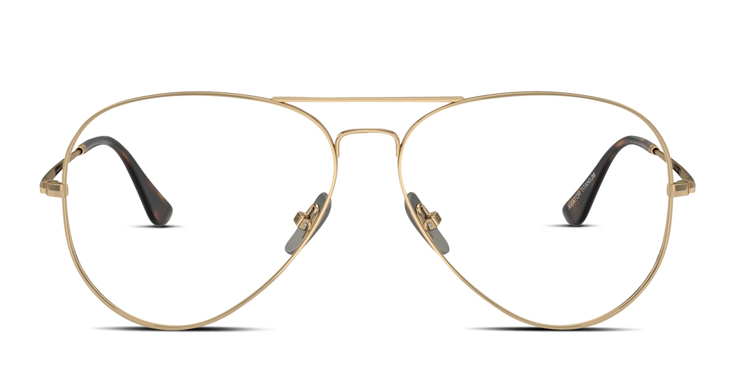 Ray-Ban RX8789 Aviator Titanium Brown