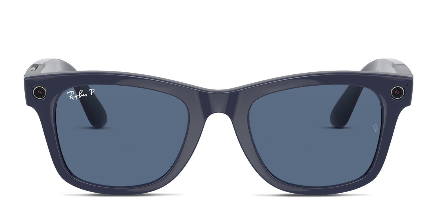 Ray-Ban Stories RW4004 Wayfarer Large Blue Blue