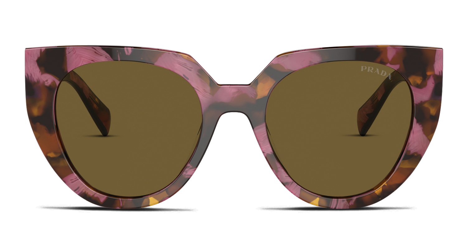Prada PR 14WS Brown/Red/Tortoise