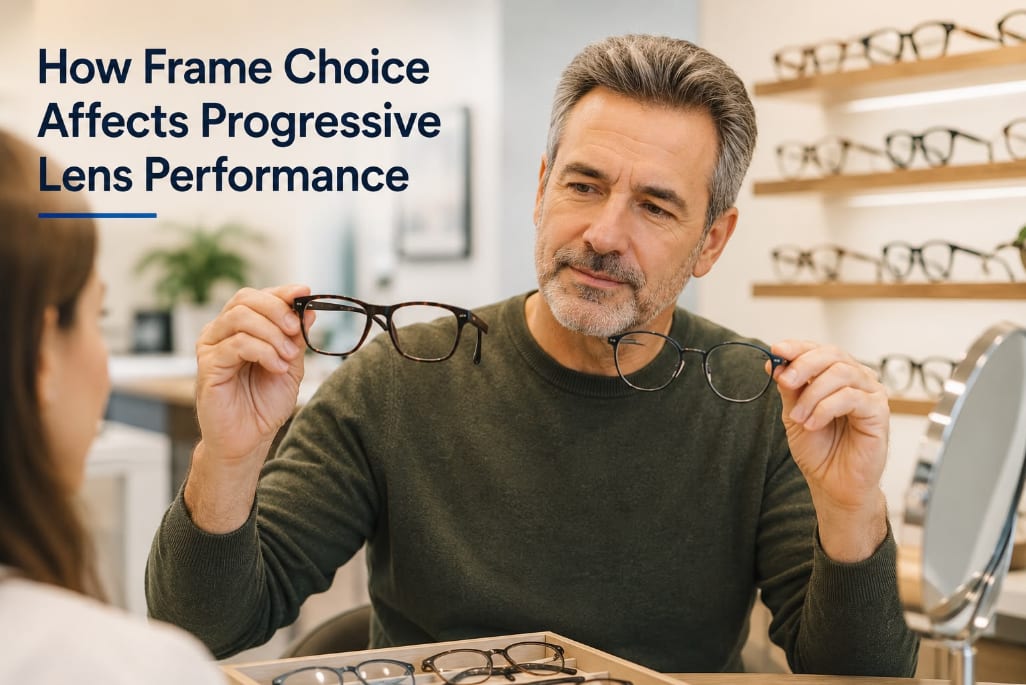 How Frame Choice Affects Progressive Lens Performance