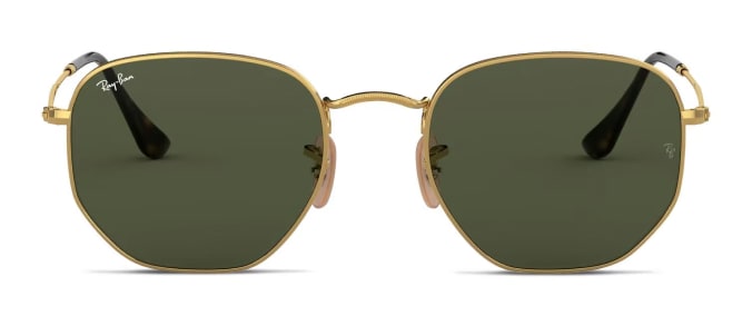 ray-ban hexagonal sunglasses