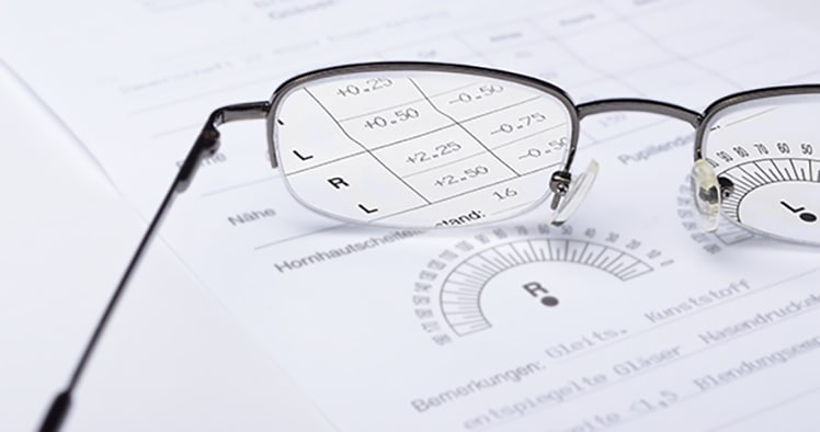 how to read eye prescription