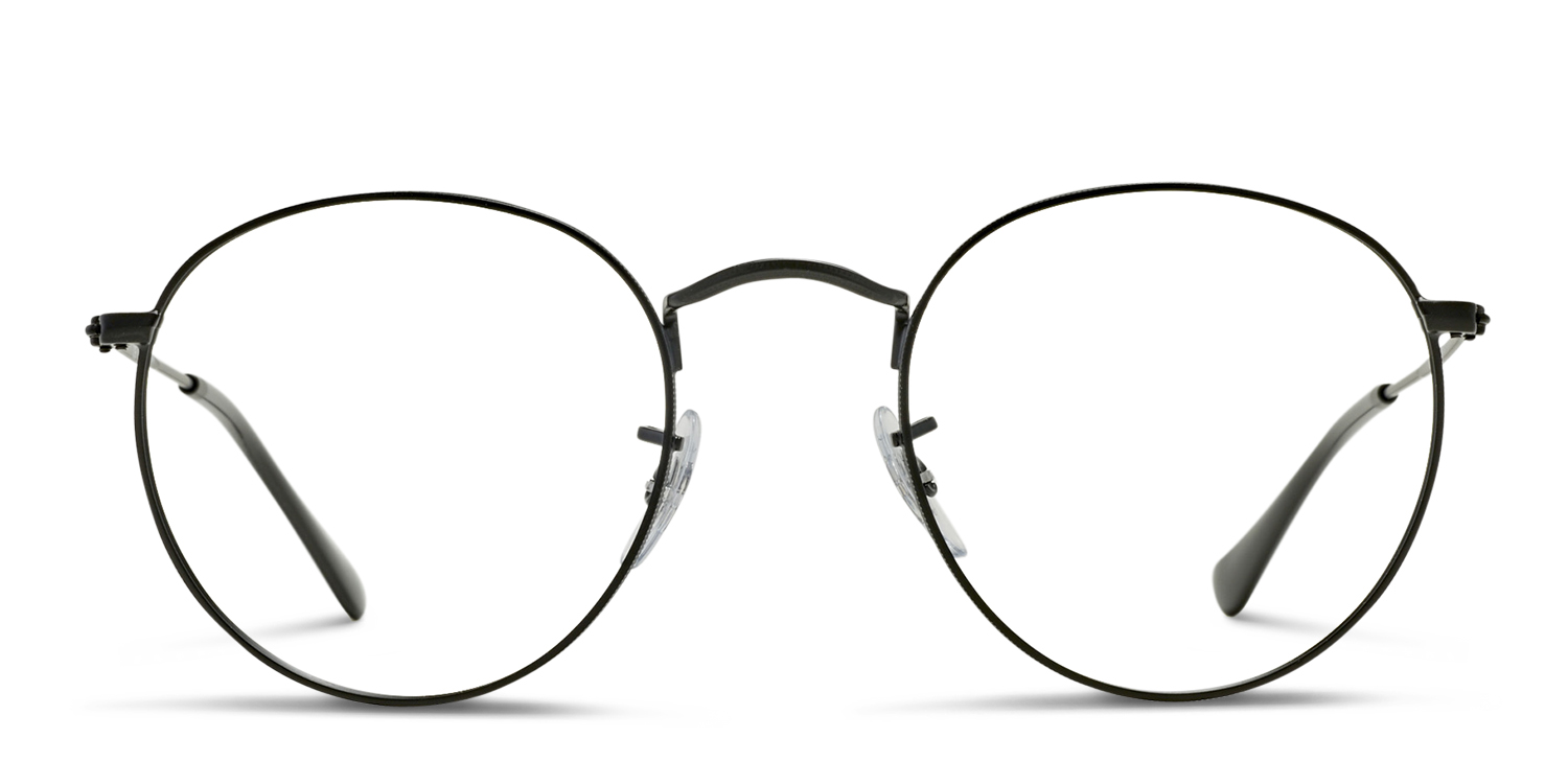 Ray Ban Rx3447v Round Metal Black