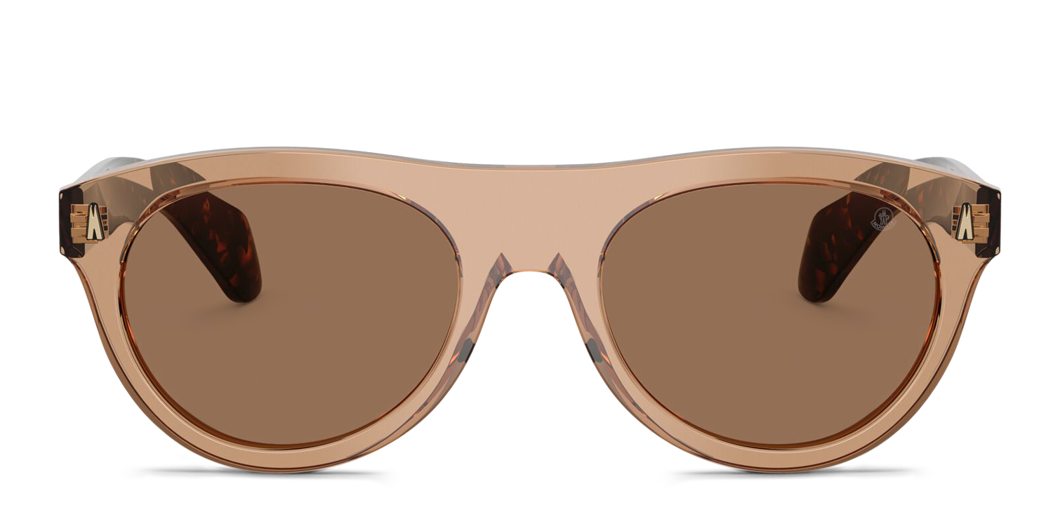 Moncler Me6022u Splash Clear/brown In Clear,brown